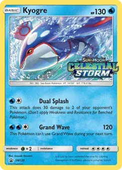 Kyogre SM Black Star Promos