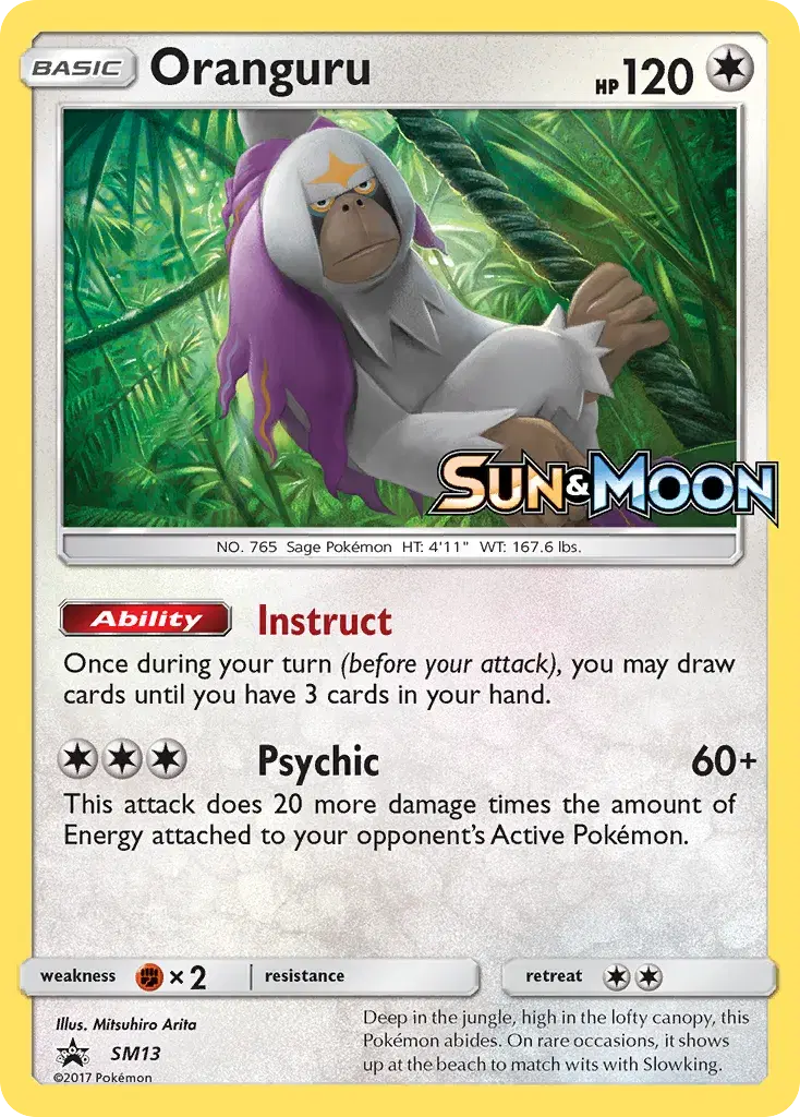 Oranguru SM Black Star Promos SM13