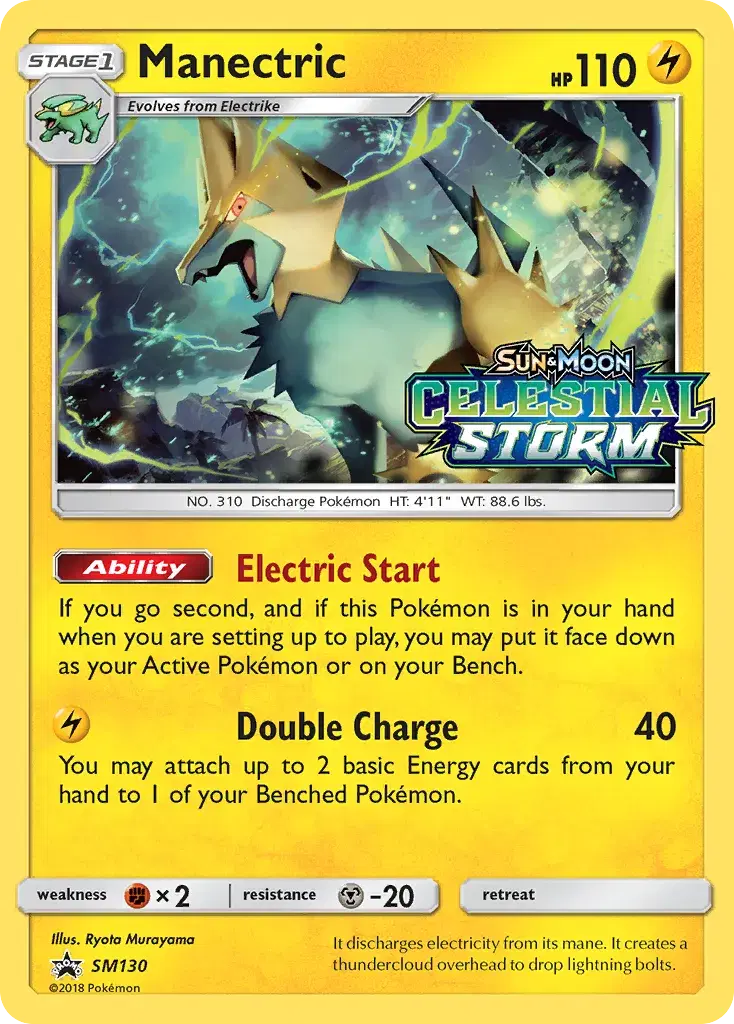 Manectric SM Black Star Promos SM130