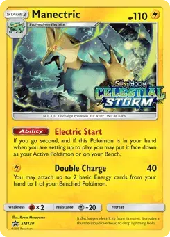 Manectric SM Black Star Promos