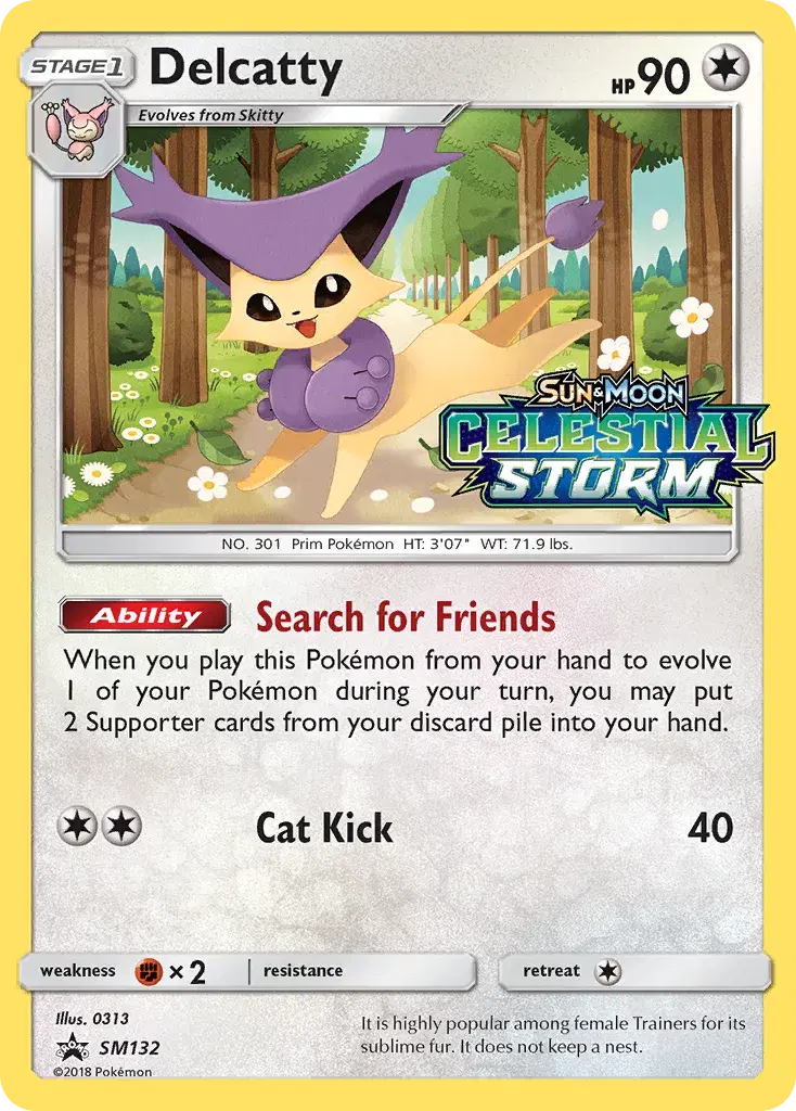 Delcatty SM Black Star Promos SM132