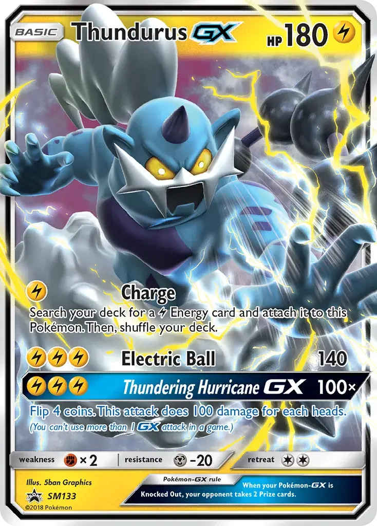 Thundurus-GX SM Black Star Promos SM133