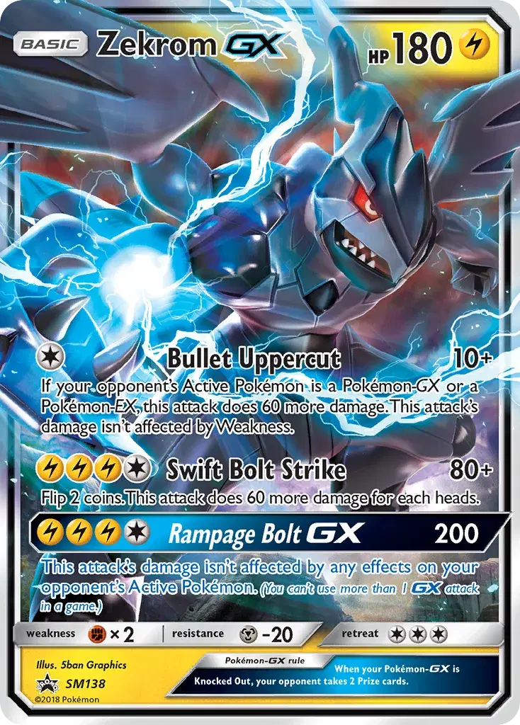 Zekrom-GX SM Black Star Promos SM138