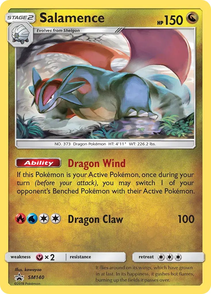 Salamence SM Black Star Promos SM140