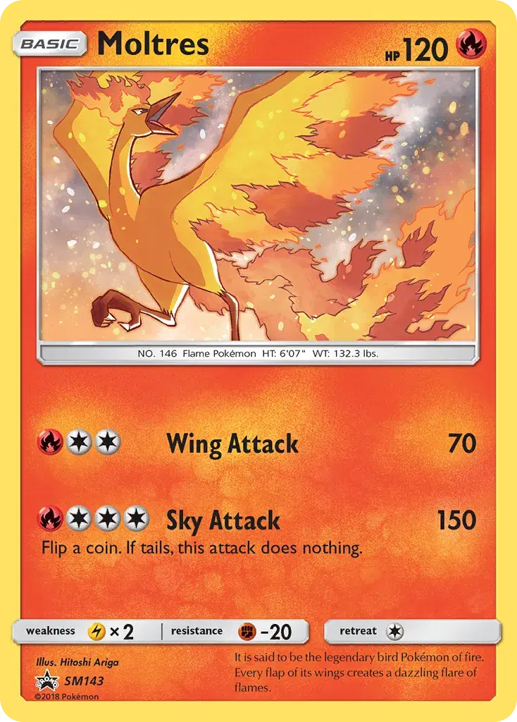 Moltres SM Black Star Promos SM143