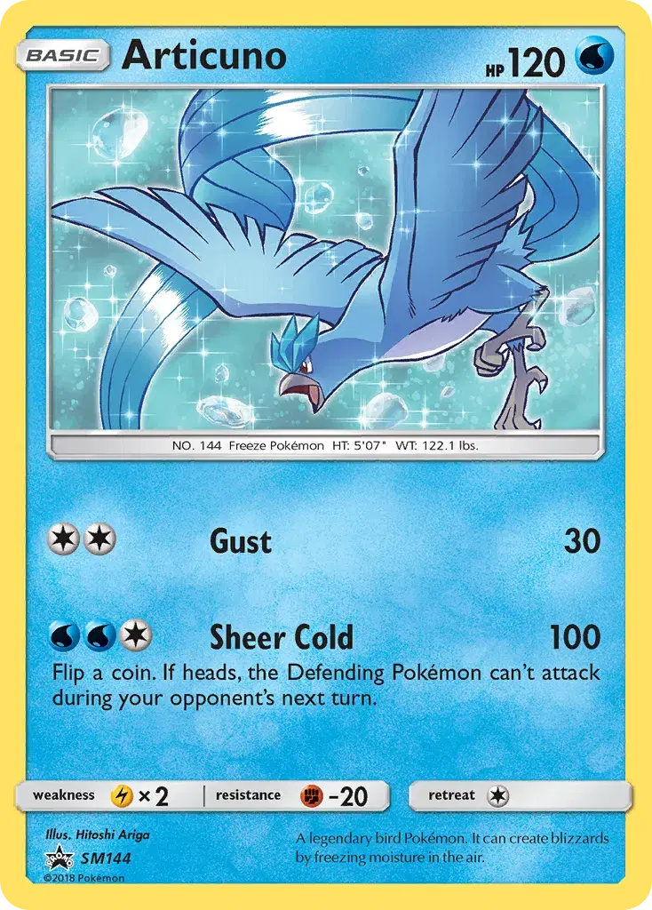 Articuno SM Black Star Promos SM144