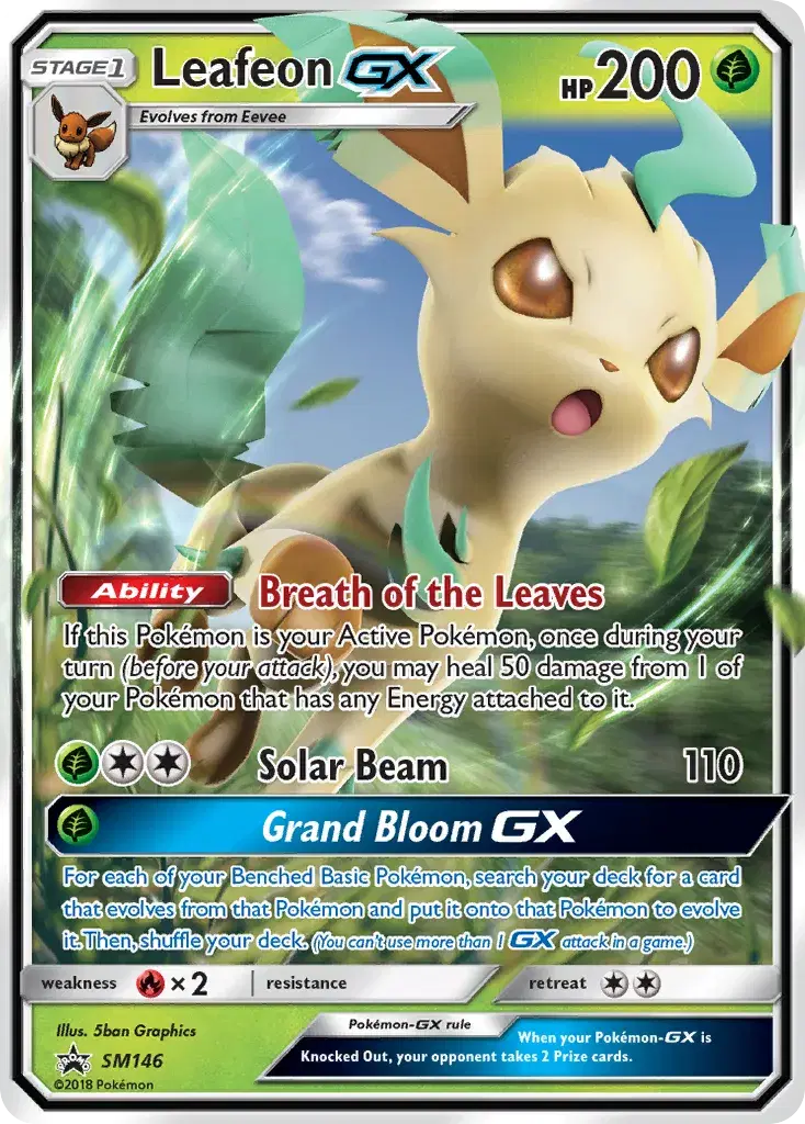 Leafeon-GX SM Black Star Promos SM146