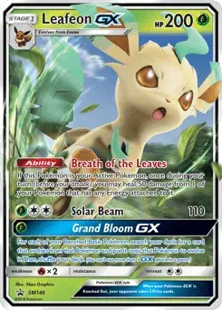 Leafeon-GX SM Black Star Promos