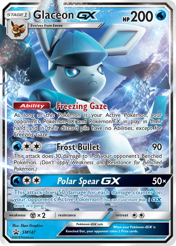 Glaceon-GX SM Black Star Promos SM147