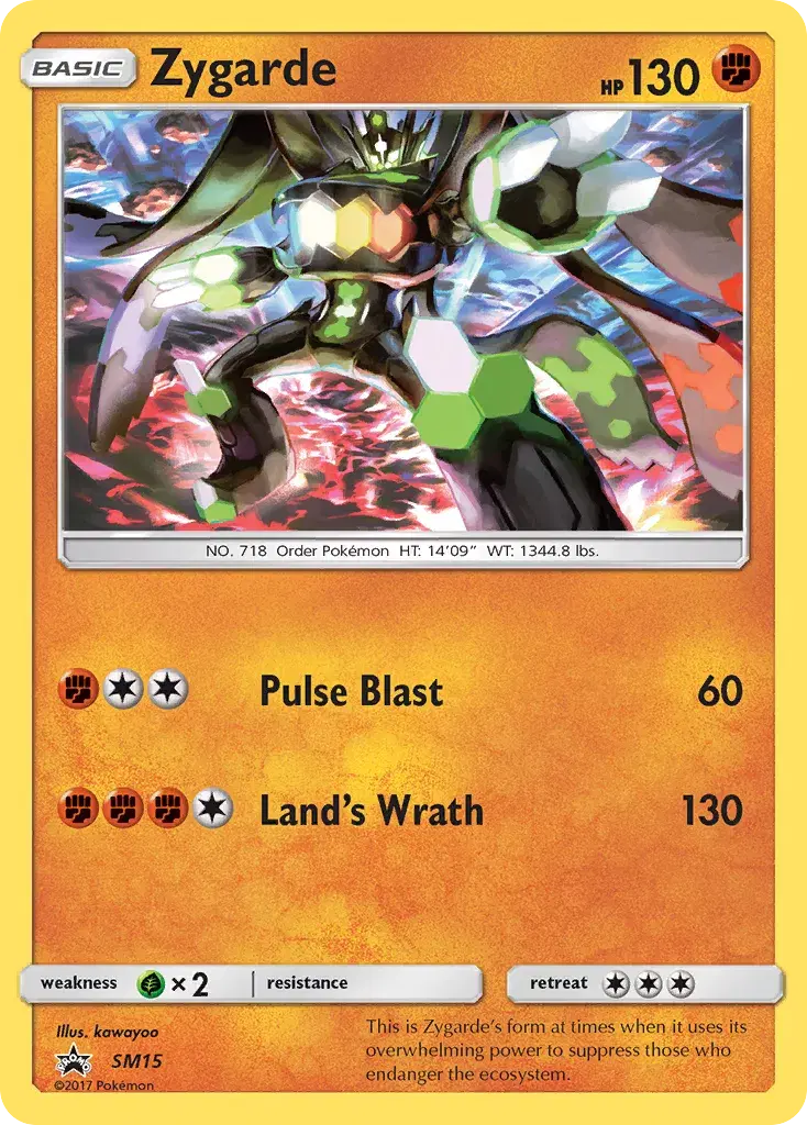 Zygarde SM Black Star Promos SM15