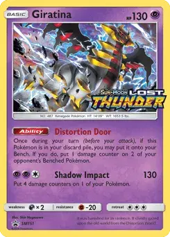 Giratina SM Black Star Promos