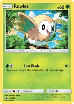 Rowlet SM Black Star Promos
