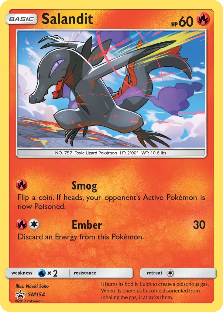 Salandit SM Black Star Promos SM154