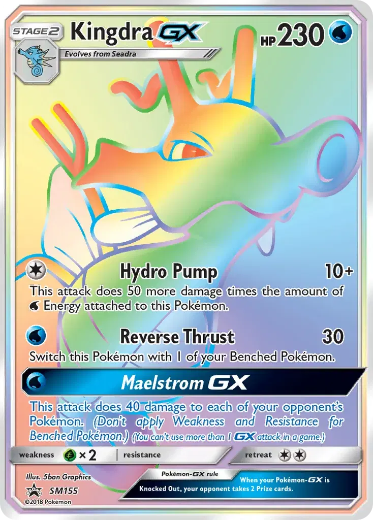Kingdra-GX SM Black Star Promos SM155