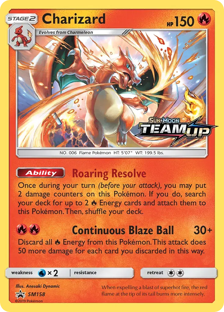 Charizard SM Black Star Promos SM158