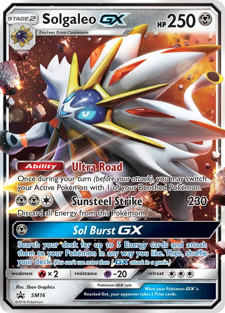 Solgaleo-GX SM Black Star Promos SM16