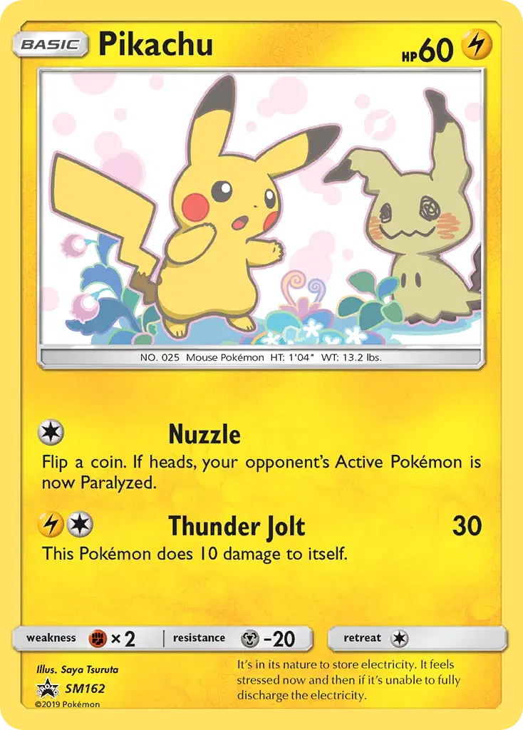 Pikachu SM Black Star Promos SM162