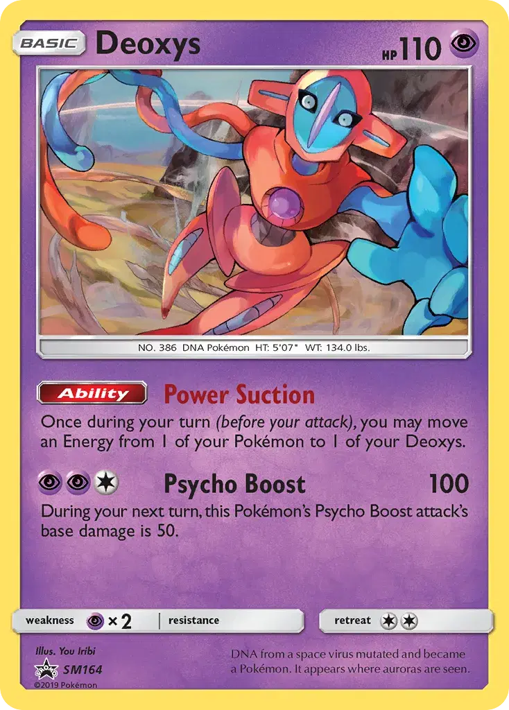 Deoxys SM Black Star Promos SM164
