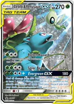 Celebi & Venusaur-GX SM Black Star Promos