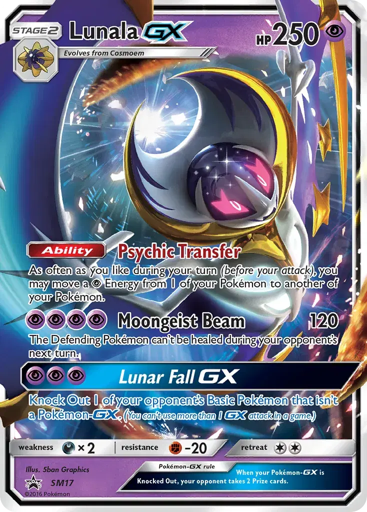 Lunala-GX SM Black Star Promos SM17