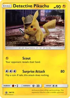 Detective Pikachu SM Black Star Promos