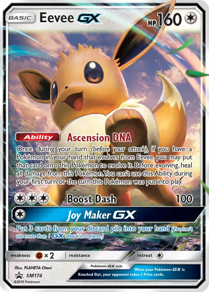 Eevee-GX SM Black Star Promos SM174