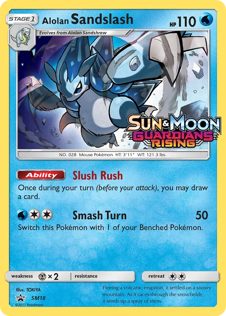 Alolan Sandslash SM Black Star Promos SM18