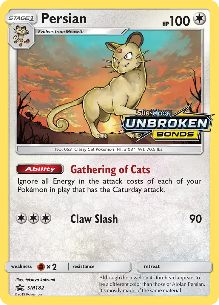 Persian SM Black Star Promos SM182