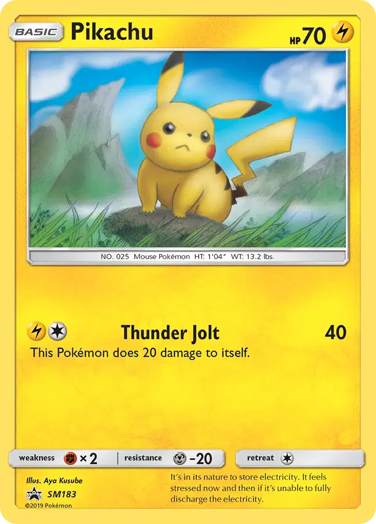 Pikachu SM Black Star Promos SM183