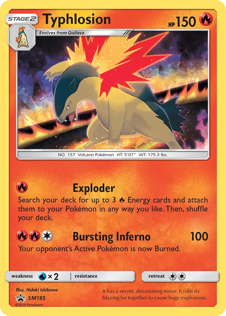 Typhlosion SM Black Star Promos SM185
