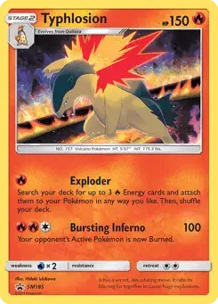 Typhlosion SM Black Star Promos