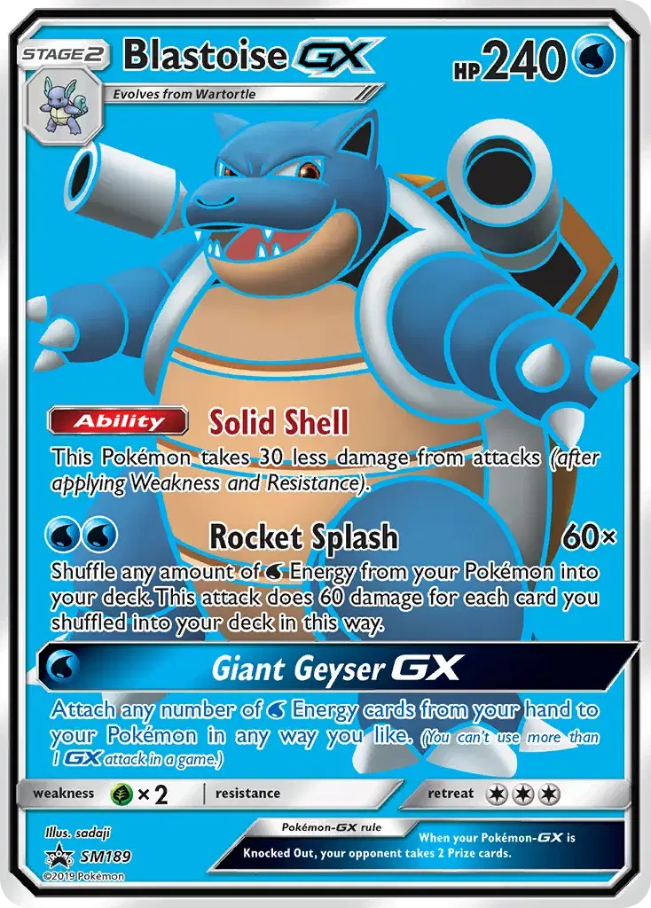 Blastoise-GX SM Black Star Promos SM189