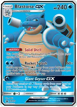 Blastoise-GX SM Black Star Promos