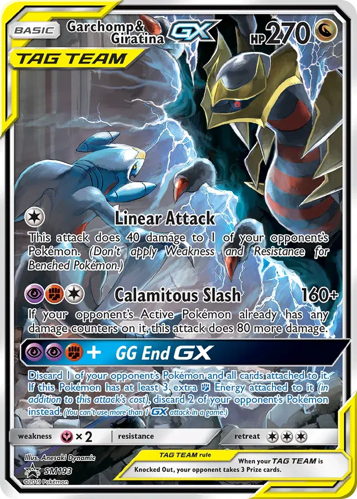 Garchomp & Giratina-GX SM Black Star Promos SM193