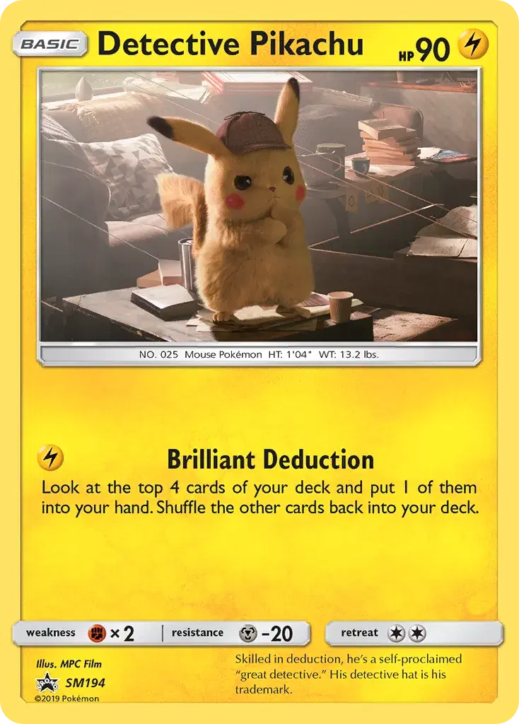 Detective Pikachu SM Black Star Promos SM194