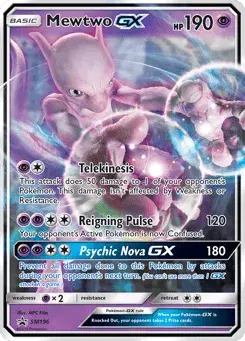 Mewtwo-GX SM Black Star Promos