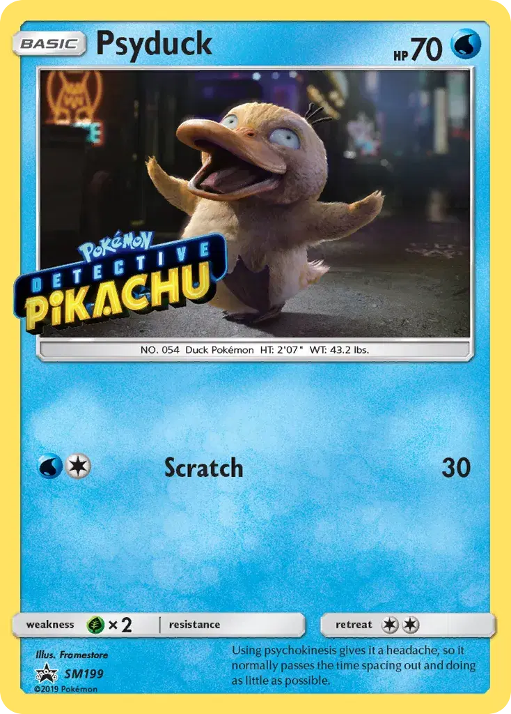 Psyduck SM Black Star Promos SM199