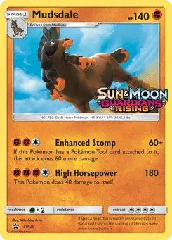 Mudsdale SM Black Star Promos