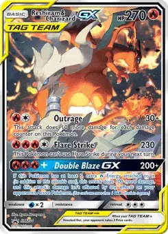 Reshiram & Charizard-GX SM Black Star Promos