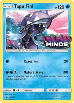 Tapu Fini SM Black Star Promos