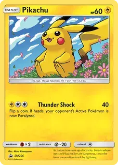 Pikachu SM Black Star Promos