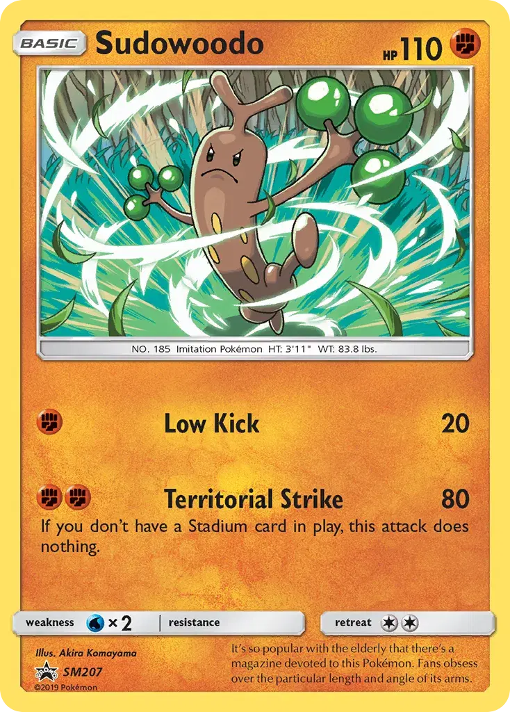 Sudowoodo SM Black Star Promos SM207