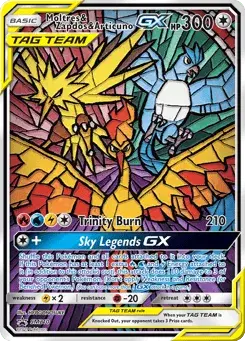 Moltres & Zapdos & Articuno-GX SM Black Star Promos
