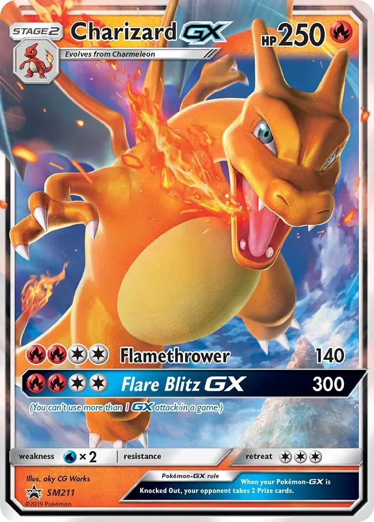 Charizard-GX SM Black Star Promos SM211