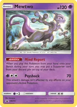 Mewtwo SM Black Star Promos