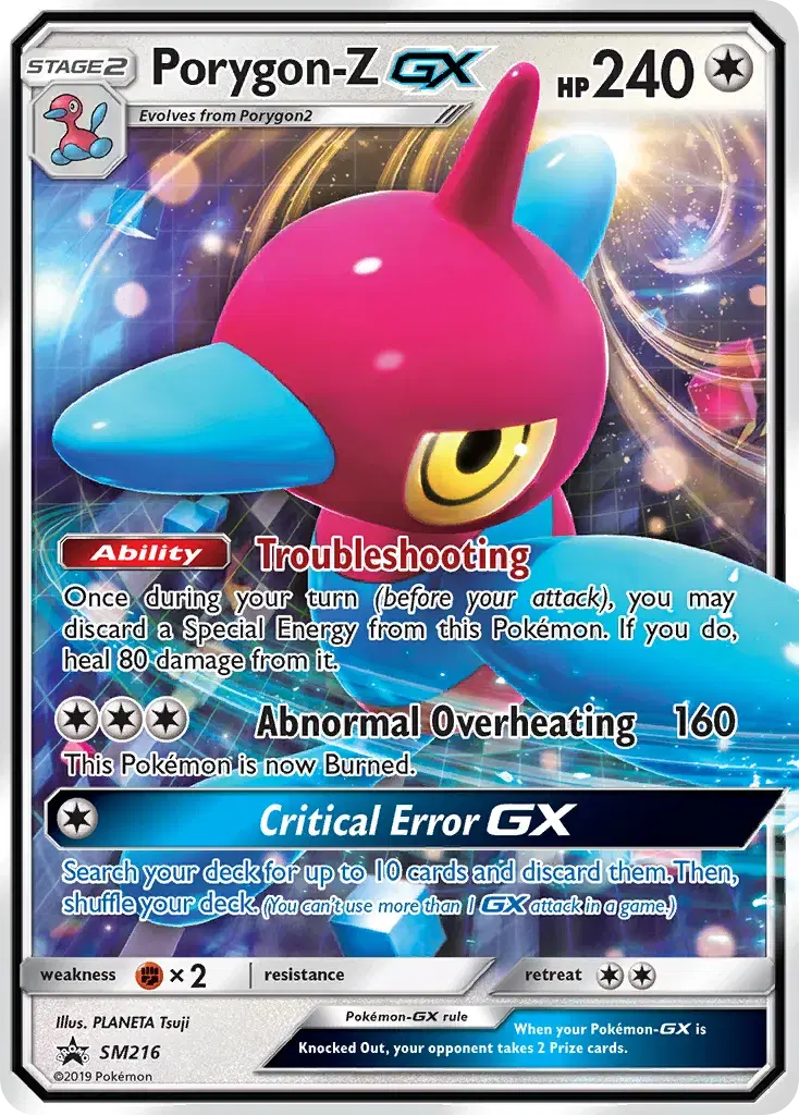 Porygon-Z-GX SM Black Star Promos SM216