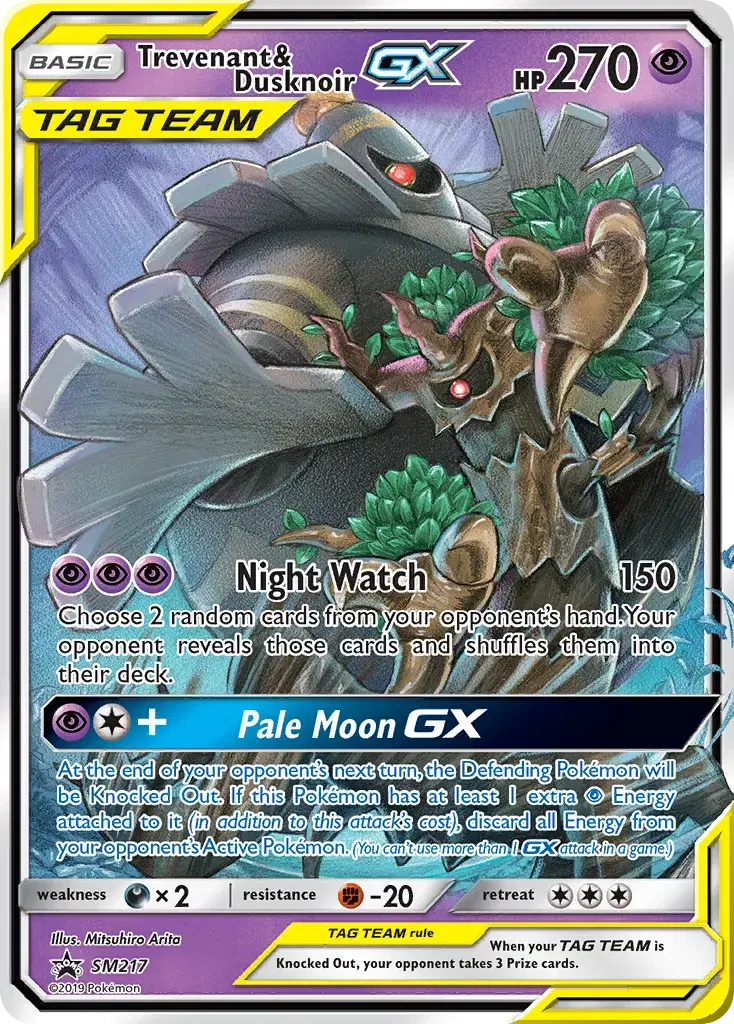 Trevenant & Dusknoir-GX SM Black Star Promos SM217
