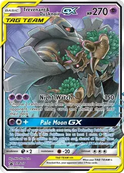 Trevenant & Dusknoir-GX SM Black Star Promos