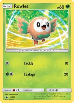 Rowlet SM Black Star Promos