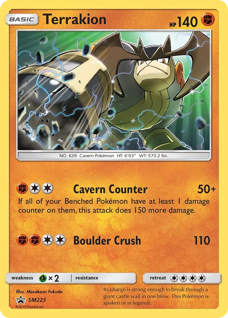 Terrakion SM Black Star Promos SM223